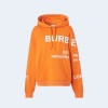 버버리 호스페리 프린트 코튼 후드 오렌지