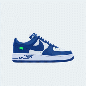 루이비통 x 나이키 에어포스1 버질아블로 팀 로얄