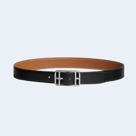 에르메스 카페 코드 32 리버서블 브라운 벨트 32mm