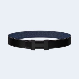 에르메스 콘스탄스 리버서블 블루 벨트 38mm