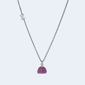 루이비통 x YK 퍼플 펌킨 펜던트 M01099