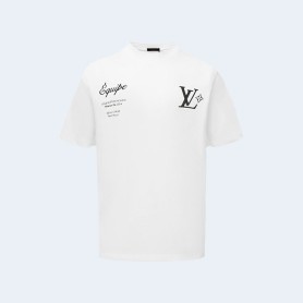 루이비통 빅토리아 하버쇼 로고 티셔츠 화이트