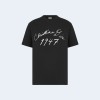 디올 핸드라이팅 캐주얼 핏 티셔츠 블랙