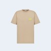 디올 아이콘 캐주얼 핏 티셔츠 베이지