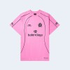 발렌시아가 사커 시리즈 파리 사커 티셔츠 플루오 핑크
