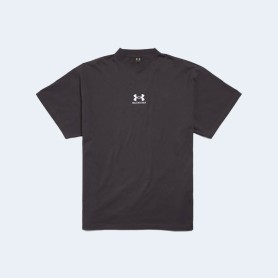 발렌시아가 언더아머 오버사이즈 핏 티셔츠 블랙