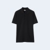 버버리 코튼 폴로 셔츠 블랙