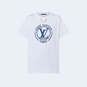 루이비통 플록드 LV 티셔츠