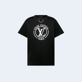 루이비통 플록드 LV 티셔츠
