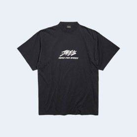 발렌시아가 니드포스피드 티셔츠 블랙