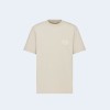 디올 Charm 릴렉스드 핏 코튼 저지 티셔츠 베이지