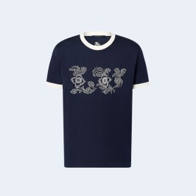 루이비통 그래픽 인타르시아 코튼 크루넥 티셔츠