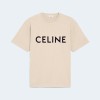 셀린느 파리 저지 루즈 티셔츠 베이지