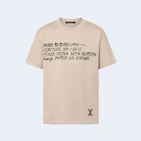 루이비통 X 박서보 울 코튼 티셔츠