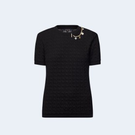 루이비통 레이스 니트 참 티셔츠 1AFZLV