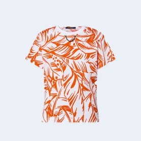 루이비통 팜 프린트 티셔츠 1AFTT5