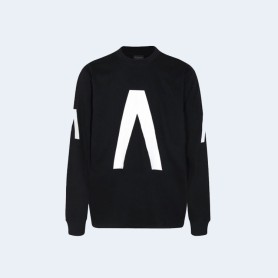 발렌시아가 로고 프린트 롱슬리브 티셔츠