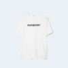버버리 로고 코튼 티셔츠 화이트