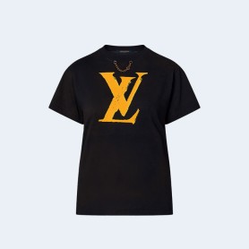 루이비통 여성 그래픽 프린트 티셔츠 1AFDV7