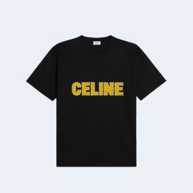 셀린느 루즈 티셔츠 코튼 저지