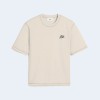아미 베이지 코튼 시그니처 티셔츠
