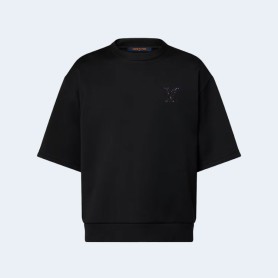 루이비통 데코레이티브 저지 반팔 티셔츠