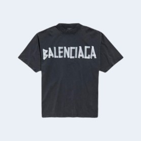 발렌시아가 뉴 테이프 타입 미디엄 핏 티셔츠