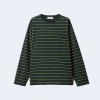 미우미우 스트라이프 코튼 롱슬리브 2coor (GREEN) (RED)