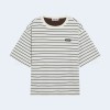 미우미우 리버서블 반팔 스트라이프 티셔츠