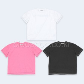 아크네 스튜디오 페이딩 로고 티셔츠 (블랙) (화이트) (핑크) 3color