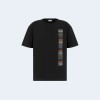디올 릴렉스 핏 오가닉 블랙 티셔츠