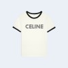 셀린느 루스 코튼 저지 티셔츠 화이트