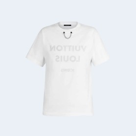 루이비통 프린트 티셔츠 화이트