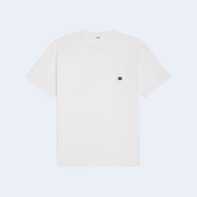 셀린느 코튼 저지 트리오페 루즈 티셔츠 화이트