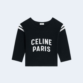 셀린느 코튼 저지 파리 박시 티셔츠