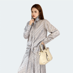 루이비통 플리츠 칼라 체인 프린트 셔츠 1AGOB0