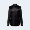 루이비통 모노그램 롱슬리브 실크 셔츠 블랙