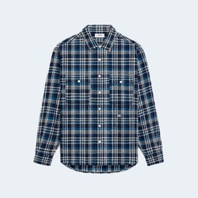 셀린느 루즈 럼버잭 울 체크 셔츠