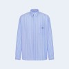 디올&HYLTON NEL 오버사이즈 스트라이프 로고 셔츠