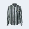 루이비통 스트라이프 타이 올오버 자카드 코튼 셔츠