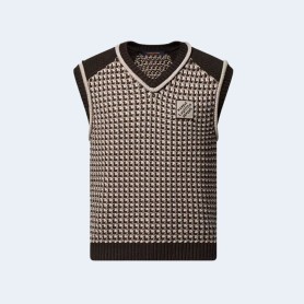 루이비통 코튼 자카드 니트 베스트