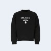 프라다 프론트 로고 라글란 맨투맨