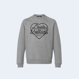 루이비통 x 니고 프린티드 하트 스웨트셔츠