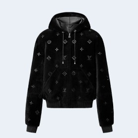 루이비통 모노그램 엠벨리시드 시어링 후디