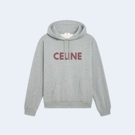 셀린느 코튼 플리스 루즈 후드