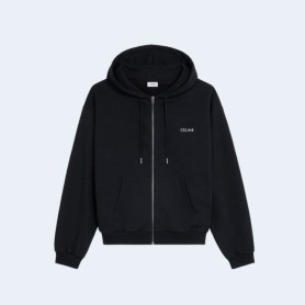 셀린느 미니 트리옹프 프린트 저지 후드