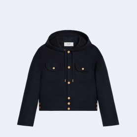 셀린느 더블 페이스 캐시미어 후드 자켓