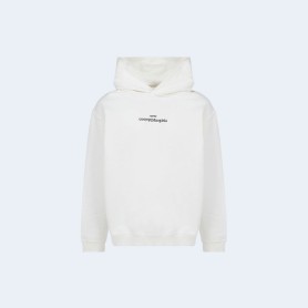 마르지엘라 플립 헤비 오버핏 후드 화이트