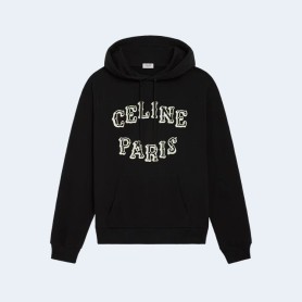 셀린느 블랙 웨스턴 스웨트셔츠