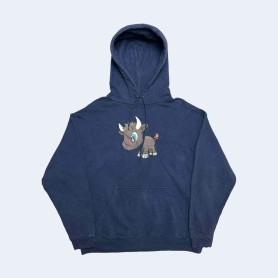 발렌시아가 무스 후디 블루